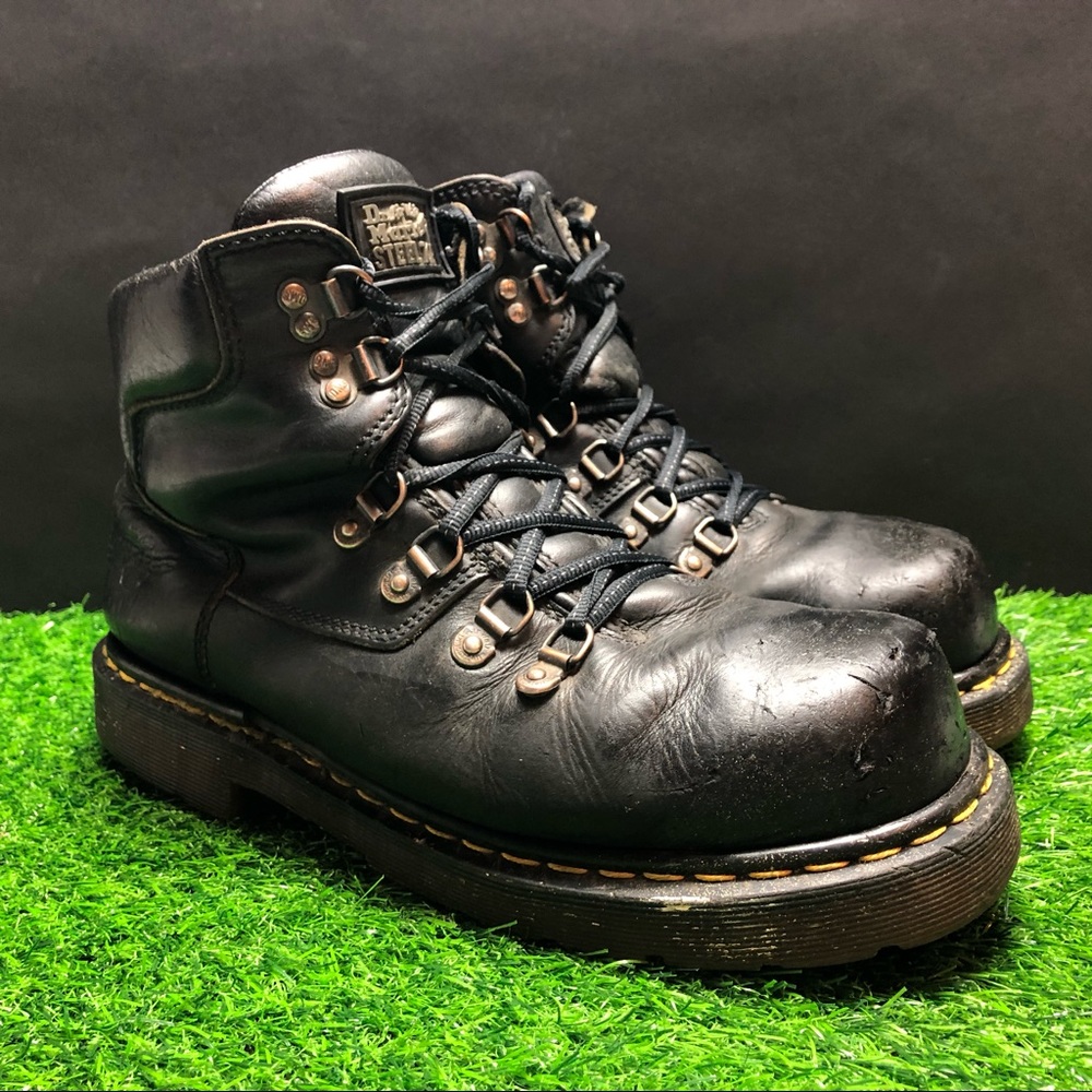 Dr. Martens Air Wair Industrial Steel Toe Boots